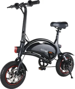 Windgoo - B3 Elektrische Long-Range E-Bike Met Trappers - E-bike - 25Km / H - Zwart -Velo Pour Tous 1007x1200 1