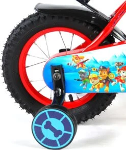 Volare Paw Patrol Kinderfiets - Jongens - 12 Inch - Rood/Blauw 21 Volare Paw Patrol Kinderfiets - Jongens - 12 Inch - Rood/Blauw -Velo Pour Tous 1007x1200