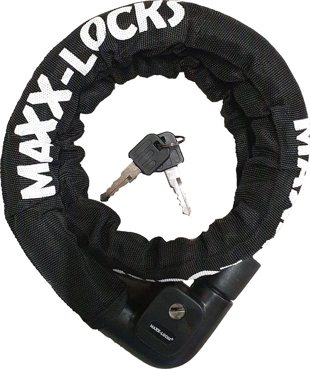 Maxx-Locks Bulls Kettingslot - Solid Pantserslot Uit Gehard Staal - Gebruik Slot Lock Motor Scooter Fiets Motorslot Scooterslot - Alternatief Voor Ketting Ringslot Cijferslot Kabelslot Beugelslot - Lengte 100CM Dikte 8MM - Zwart 9 Maxx-Locks Bulls Kettingslot - Solid Pantserslot Uit Gehard Staal - Gebruik Slot Lock Motor Scooter Fiets Motorslot Scooterslot - Alternatief Voor Ketting Ringslot Cijferslot Kabelslot Beugelslot - Lengte 100CM Dikte 8MM - Zwart – Image 9