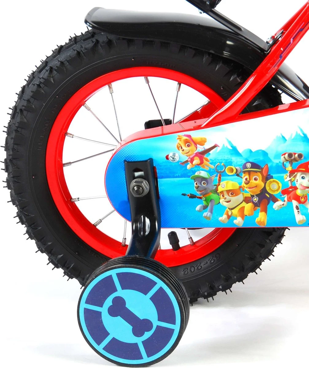 Volare Paw Patrol Kinderfiets - Jongens - 12 Inch - Rood/Blauw 8 Volare Paw Patrol Kinderfiets - Jongens - 12 Inch - Rood/Blauw – Image 8
