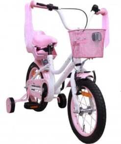 Amigo Magic Meisjesfiets - Kinderfiets 14 Inch - Wit -Velo Pour Tous 1008x1200