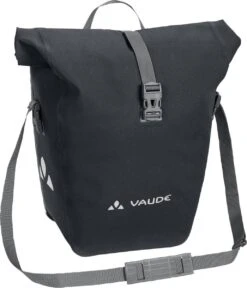 VAUDE Aqua Back Deluxe Single Fietstas - 24 L - Phantom Black - Waterdichte Rolsluiting