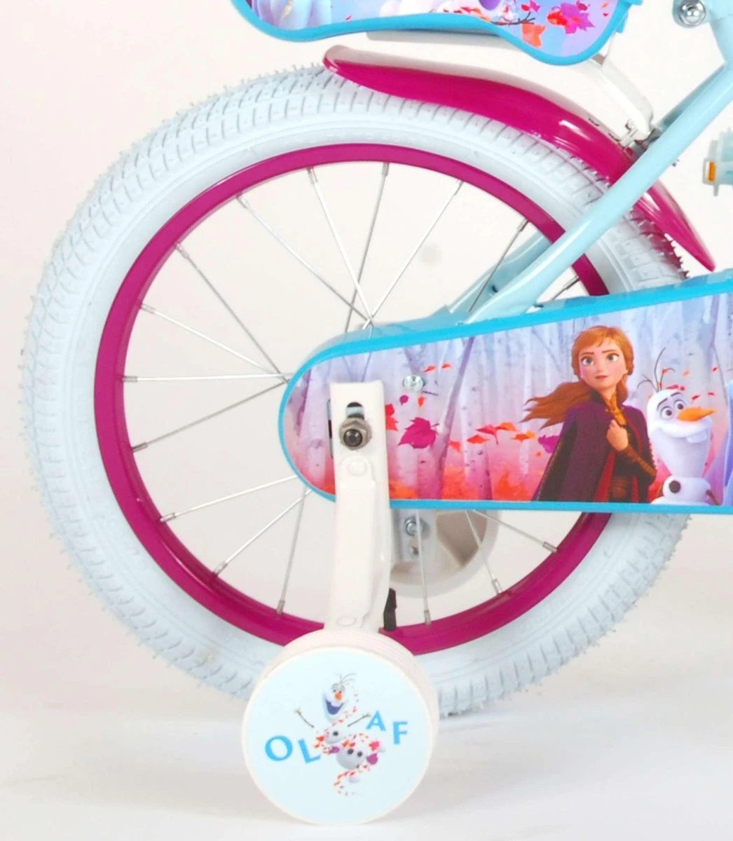 Volare Disney Frozen 2 - Kinderfiets - Meisjes - 16 Inch - Blauw/Paars 2 Volare Disney Frozen 2 - Kinderfiets - Meisjes - 16 Inch - Blauw/Paars – Image 2