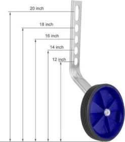 Be Required Stevige Zijwieltjes - 12 T/m 20 Inch - Zijwieltjes Voor Kinderfiets - Kinderfietsaccessoires - Blauw -Velo Pour Tous 1052x1200 3
