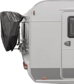 ProPlus Fietsbeschermhoes Voor 2 Fietsen Met Zichttas Voor Waarschuwingsbord Voor Caravans En Campers -Velo Pour Tous 1056x1200 2