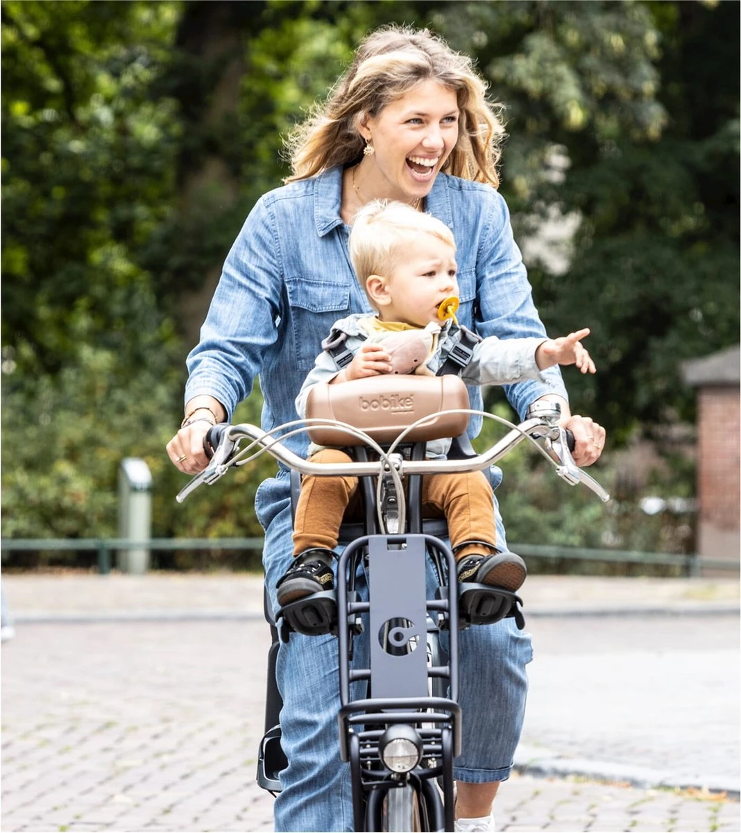 Bobike Stuur Met Slaaprol Polisport ONE/GO - Chocolate Brown 3 Bobike Stuur Met Slaaprol Polisport ONE/GO - Chocolate Brown – Image 3