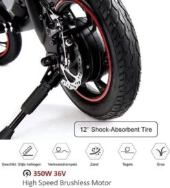 Windgoo B3 Mini-scooter - Opvouwbare Fiets - Zwart -Velo Pour Tous 1080x1200 1