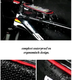 Levevis: Frame Fietstas - Mobielhouder - Telefoonhouder Fiets - MTB Zadeltas -elektrische Fietsen - Waterdicht- Mobiel Houder Tot 6.8 Inch -160ml - Zwart -Velo Pour Tous 1087x1200 1