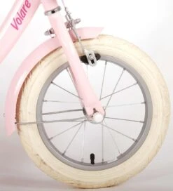 Volare Ashley Kinderfiets - Meisjes - 14 Inch - Roze - 95% Afgemonteerd -Velo Pour Tous 1091x1200