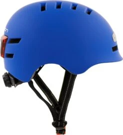 Sajan Fietshelm - Skatehelm Helm Mat-Blauw - LED Verlichting - Maat-S -Velo Pour Tous 1094x1200 4