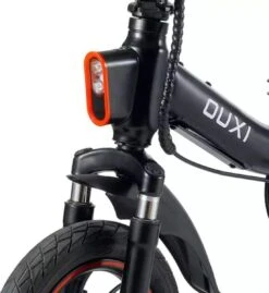 OUXI - V5 - 16 Inch - Elektrische Fiets - E Bike - Elektrische Vouwfiets - APP IOS/ Android - 500W Motor - 15Ah Lithuim Ion Batterij - Zwart -Velo Pour Tous 1103x1200