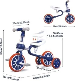3 In 1 - Multifunctioneel Ombouwbare Kinderdriewieler - Kinder Trike - Peuterfiets - Kinder Fiets - Verstelbaar Zadel - Lichtgewicht - Lefvrije Banden -Ombouwbaar Tot Loopfiets, Driewieler, Tweewieler - Voor Kinderen Van 1-51 Jaar Roze 6 3 In 1 - Multifunctioneel Ombouwbare Kinderdriewieler - Kinder Trike - Peuterfiets - Kinder Fiets - Verstelbaar Zadel - Lichtgewicht - Lefvrije Banden -Ombouwbaar Tot Loopfiets, Driewieler, Tweewieler - Voor Kinderen Van 1-51 Jaar Roze -Velo Pour Tous 1114x1200
