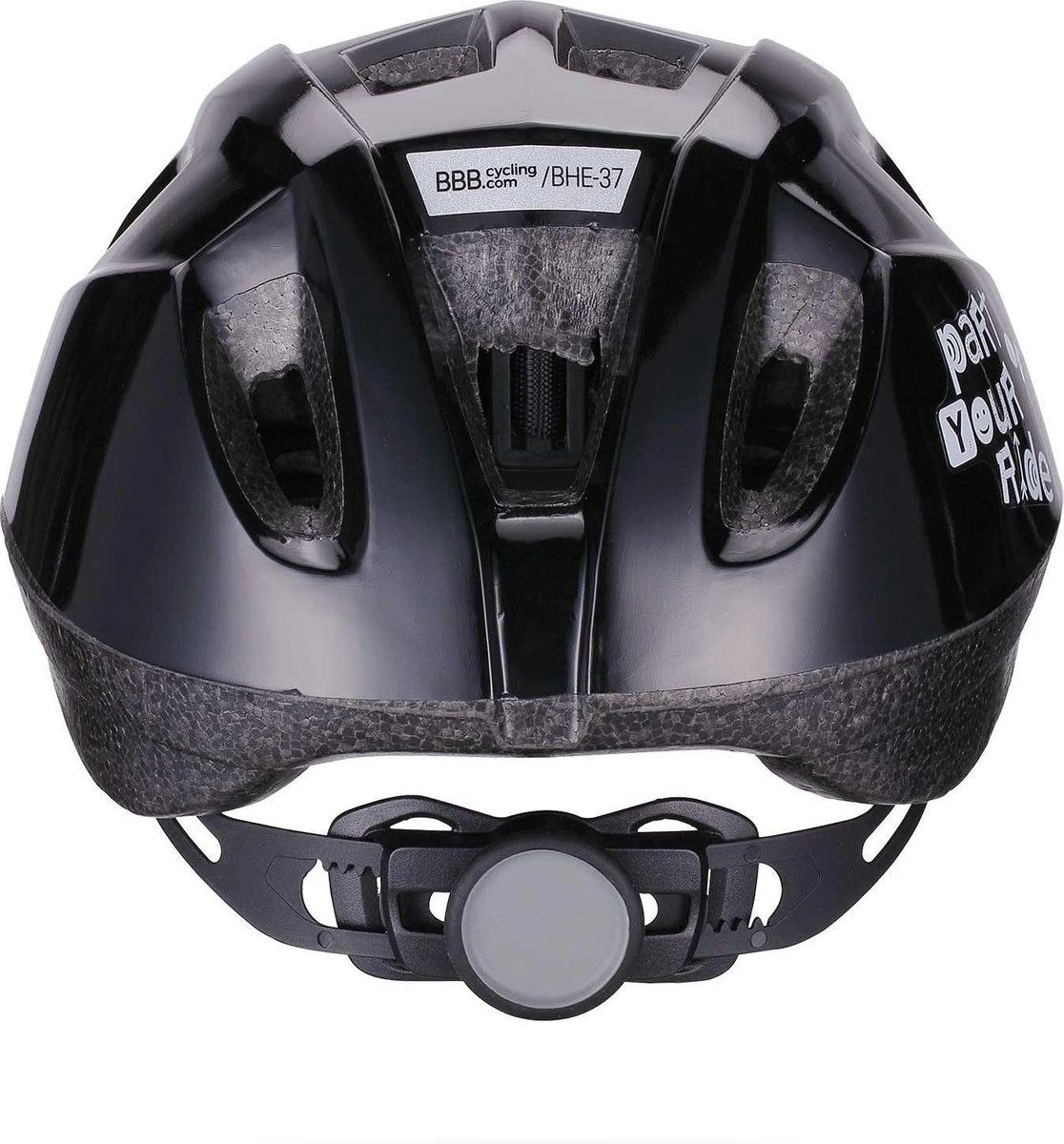 BBB Cycling Boogy Fietshelm - Kind - Maat M - Glanzend Zwart - BHE-37 7 BBB Cycling Boogy Fietshelm - Kind - Maat M - Glanzend Zwart - BHE-37 – Image 7