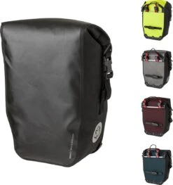 AGU Clean Enkele Fietstas Shelter Medium - Zwart - 17 L - Waterdicht - KLICKfix Module Rail -Velo Pour Tous 1126x1200