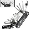 Merkloos Decopatent® PRO Multitool Fiets Gereedschap Reparatieset - 16 Delige - Pocket Tool - Racefiets - Mtb - Toerfiets - Ebike - Fietsen
