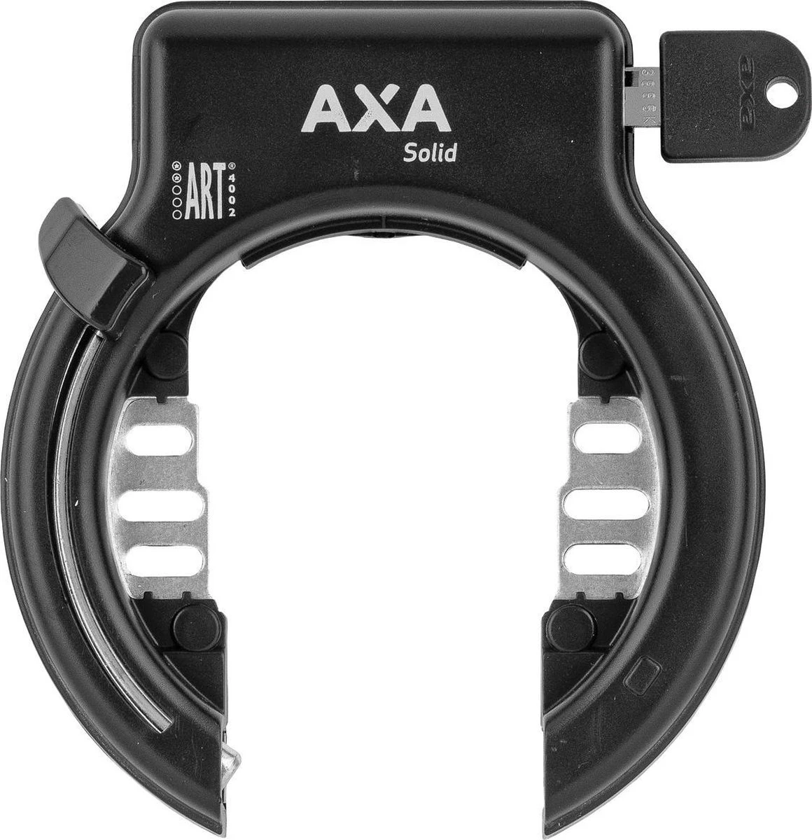 Axa Solid Ringslot Zwart + Axa Flex Mount Bevestiging Zwart 2 Axa Solid Ringslot Zwart + Axa Flex Mount Bevestiging Zwart – Image 2