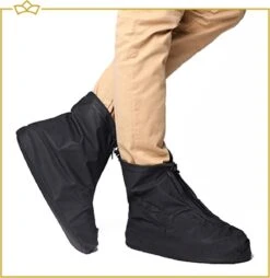 ATTREZZO® Regen Overschoenen – Duurzaam - Regenhoes – Waterdicht En Anti Slip – Maat 36-37