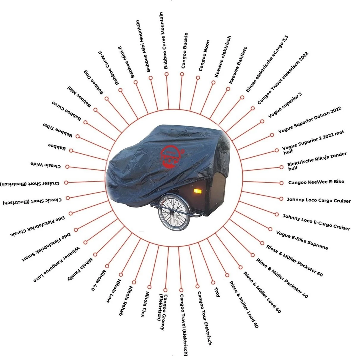 Bakfietshoes Bakfiets (met Huif) - Red Label 9 Bakfietshoes Bakfiets (met Huif) - Red Label – Image 9