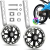 Bolke® - Zijwieltjes - 12-20 Inch - Zijwieltjes Met LED Lichtjes - Zijwieltjes Voor Kinderfiets - Blauw - 12 Inch/14 Inch/16 Inch/18 Inch/20 Inch - Zijwielen - Kinderfietsaccessoires