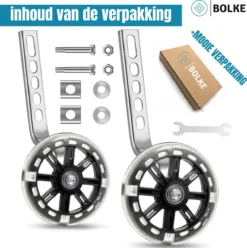 Bolke® - Zijwieltjes - 12-20 Inch - Zijwieltjes Met LED Lichtjes - Zijwieltjes Voor Kinderfiets - Blauw - 12 Inch/14 Inch/16 Inch/18 Inch/20 Inch - Zijwielen - Kinderfietsaccessoires -Velo Pour Tous 1196x1200 4