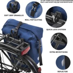 Dutch Mountains Enkele Fietstas | Sterke En 100% Waterdichte Fietstas En Schoudertas In 1 | 24 Liter | Blauw 18 Dutch Mountains Enkele Fietstas | Sterke En 100% Waterdichte Fietstas En Schoudertas In 1 | 24 Liter | Blauw -Velo Pour Tous 1198x1200 12