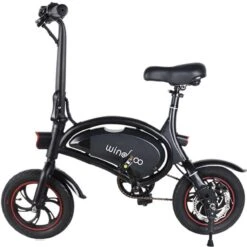 Merkloos Windgoo - B3 Pro V2 - Elektrische Long-Range E-Bike Met Trappers - E-bike - 25Km / H - Zwart -Velo Pour Tous 1198x1200
