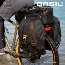 Basil Miles Tarpaulin Fietsrugzak - Enkele Fietstas - Zwart - 17 Liter -Velo Pour Tous 1198x1200 9