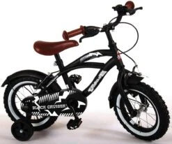Volare Black Cruiser Kinderfiets - Jongens - 12 Inch - Zwart - 2 Handremmen -Velo Pour Tous 1200x1000 3