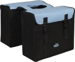 Greenlands - Dubbele Fietstas - 34 Liter - Zwart;Blauw