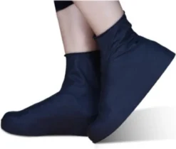 Regen Overtrek Schoen Cabantis|Regenschoen|Festivalschoen|Waterdicht|Latex|Zwart|Large