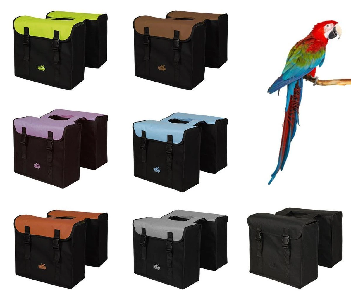 Greenlands - Dubbele Fietstas - 34 Liter - Zwart;Zwart 2 Greenlands - Dubbele Fietstas - 34 Liter - Zwart;Zwart – Image 2