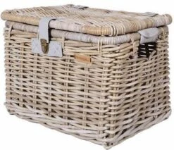 Basil Denton Fietsmand L - Voor - Rotan - Grijs - Large -Velo Pour Tous 1200x1036 7