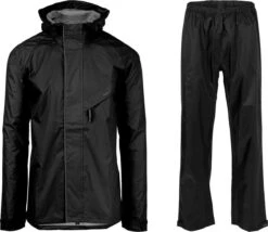 AGU Passat Regenpak Essential - Zwart - XL - Dames & Heren - Waterdicht