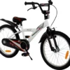 2Cycle Biker Kinderfiets - 20 Inch - Wit - Jongensfiets