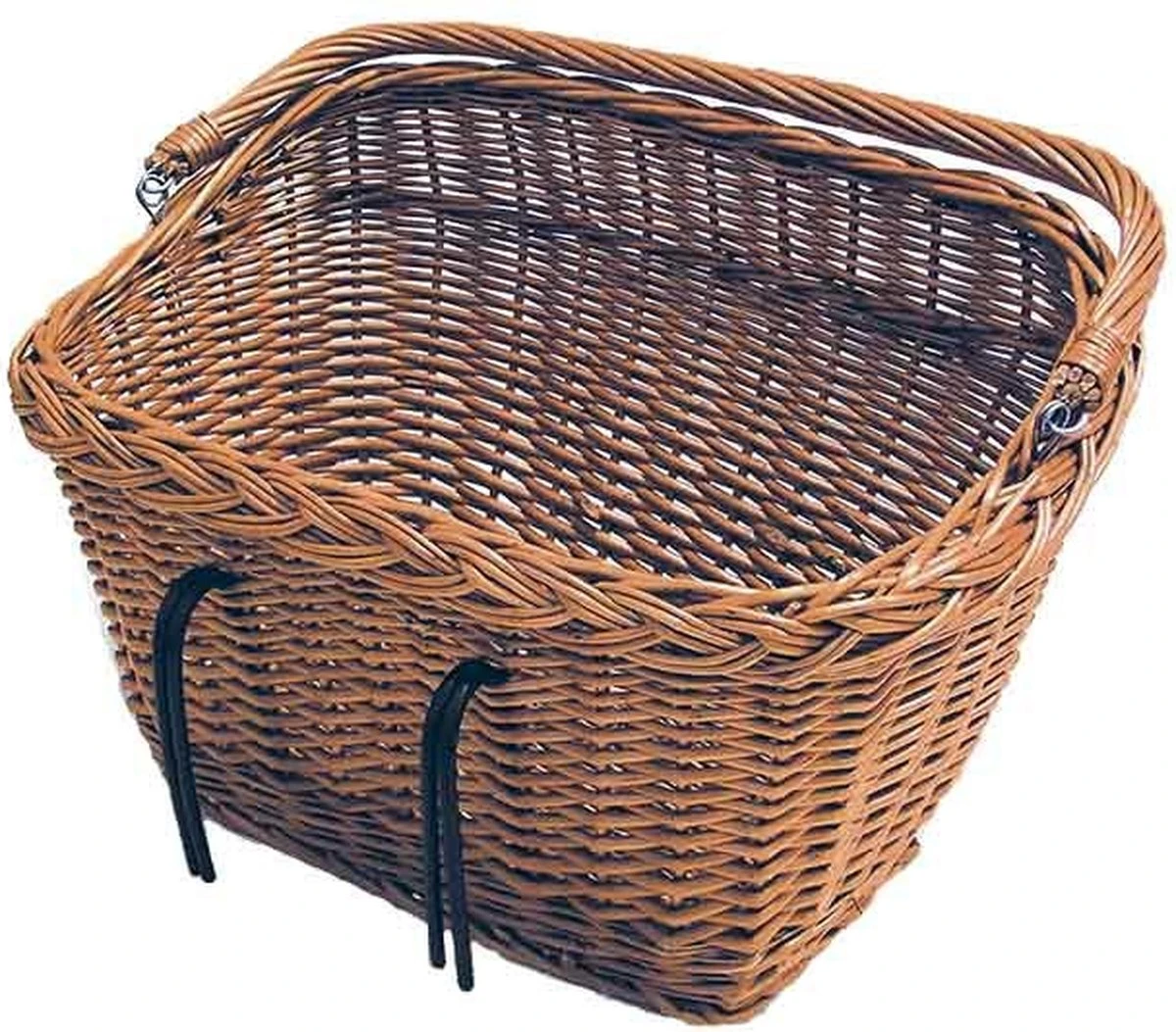 Basil Dublin Fietsmand - Voor Of Achter - Inclusief Haken - Bruin 2 Basil Dublin Fietsmand - Voor Of Achter - Inclusief Haken - Bruin – Image 2