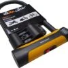 Maxx-Locks Raglan Beugelslot / Fietsslot / Motorslot / Scooterslot ART 4 - Geel - 32 Cm