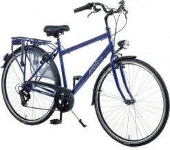 Amigo Moves - Stadsfiets 28 Inch - Herenfiets Met 6 Versnellingen - Matblauw -Velo Pour Tous 1200x1061