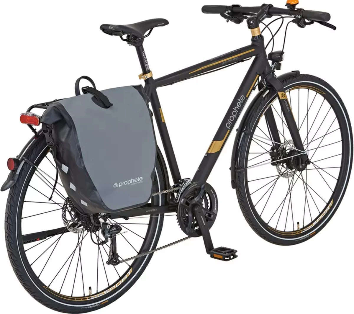 De HikeMeister® Luxe Waterdichte Enkele 20 Liter Fietstas – Grijs – Met Reflectie Veiligheid – 100% Waterdicht 1 De HikeMeister® Luxe Waterdichte Enkele 20 Liter Fietstas – Grijs – Met Reflectie Veiligheid – 100% Waterdicht