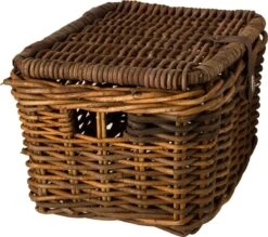 Fastrider Sera Rotan Fietsmand - Bruin - 17L - Handgemaakt - Met Klep -Velo Pour Tous 1200x1066 5