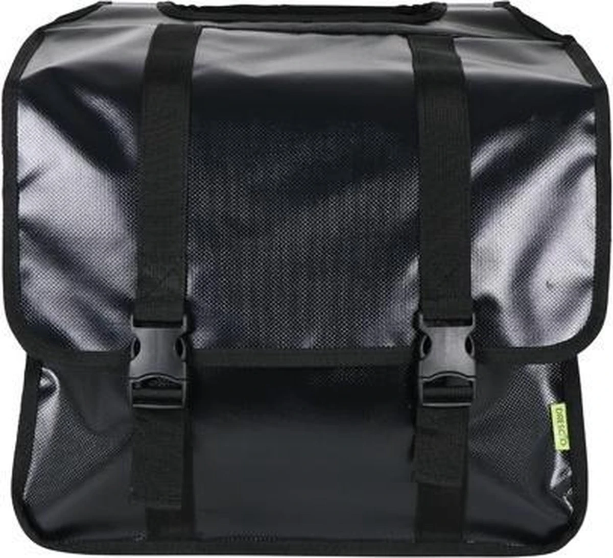 Dresco Dubbele Fietstas Transporter 50 Liter Bisonyl Zwart 2 Dresco Dubbele Fietstas Transporter 50 Liter Bisonyl Zwart – Image 2