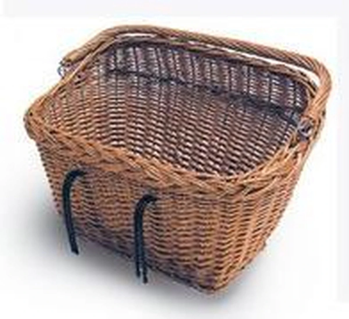 Basil Davos Fietsmand - Voor Of Achter - Riet - Inclusief Haken - Bruin 2 Basil Davos Fietsmand - Voor Of Achter - Riet - Inclusief Haken - Bruin – Image 2