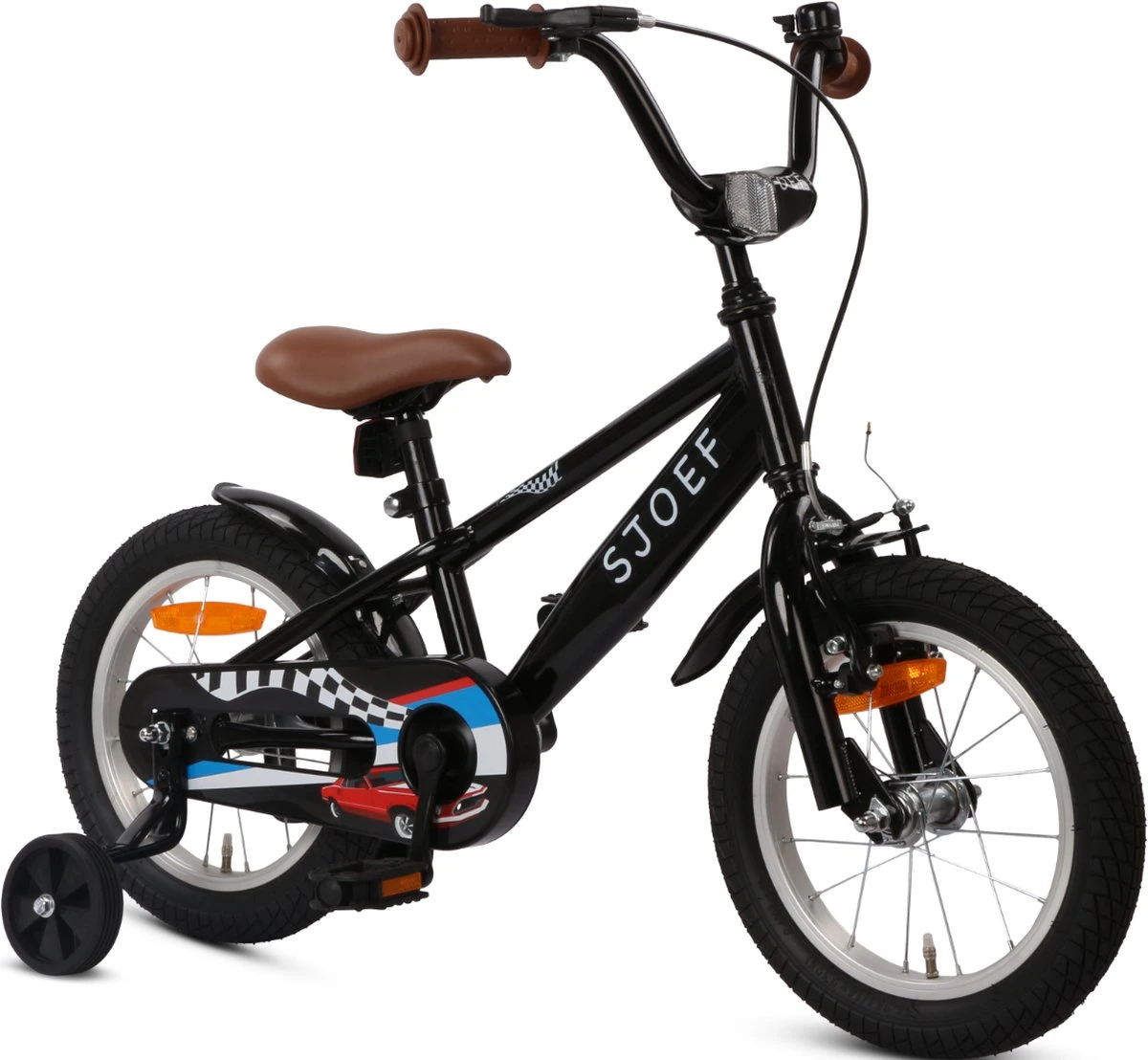 SJOEF Race Jongensfiets 14 Inch - Zwart 2 SJOEF Race Jongensfiets 14 Inch - Zwart – Image 2