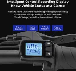 F-Wheel DYU A5 - Elektrische Vouwfiets - E Bike - 14 Inch - 7.5 Ah - 25km/u - Zwart -Velo Pour Tous 1200x1116