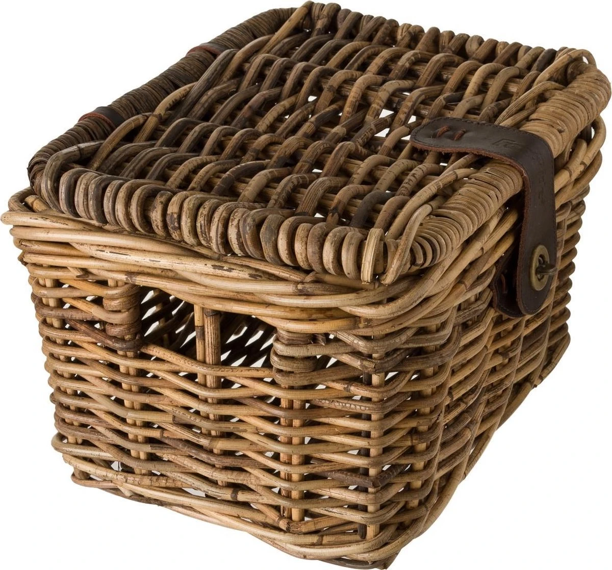 Fastrider Sera Rotan Fietsmand - Bruin - 8L - Handgemaakt - Met Klep 7 Fastrider Sera Rotan Fietsmand - Bruin - 8L - Handgemaakt - Met Klep – Image 7