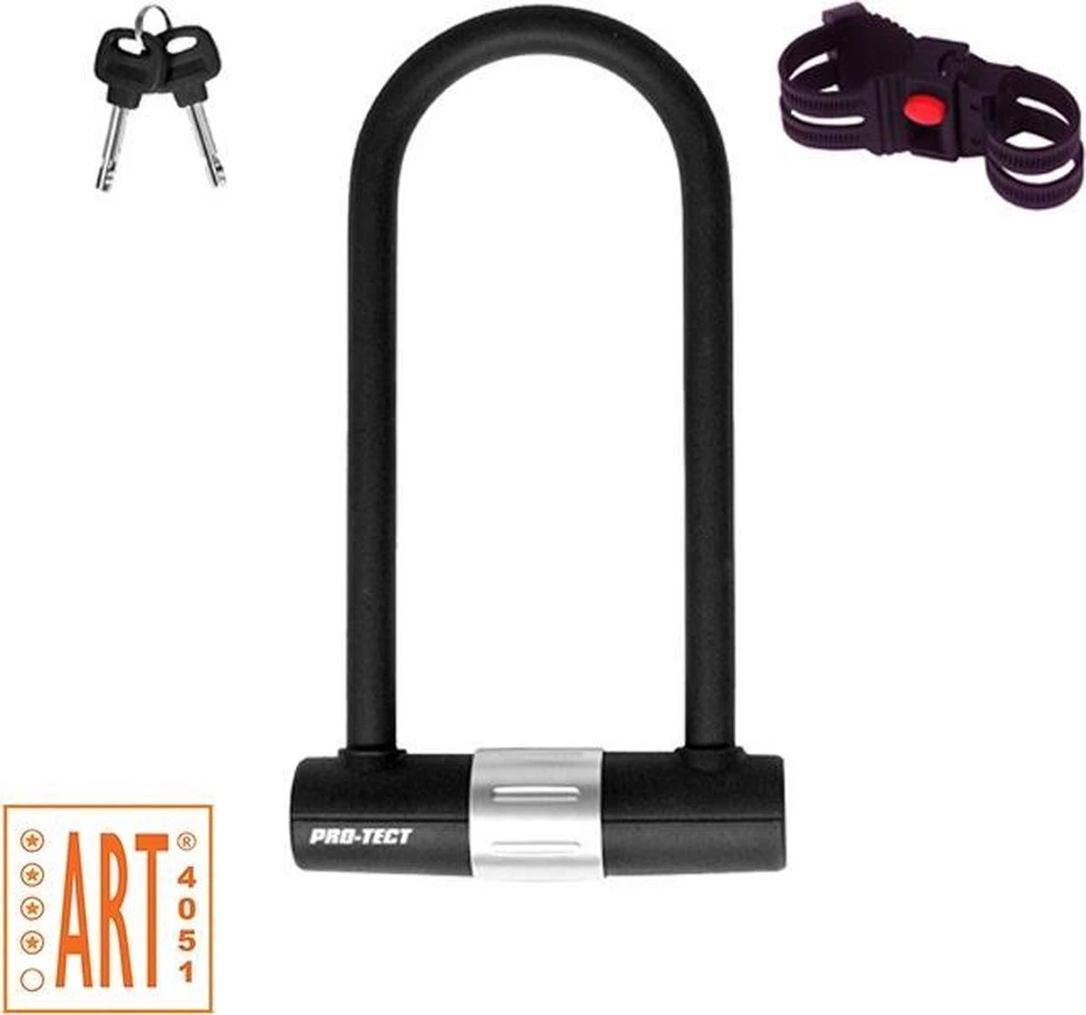 Pro-tect - Beugelslot - ART4 - 32 Mm - Zwart 11 Pro-tect - Beugelslot - ART4 - 32 Mm - Zwart – Image 11