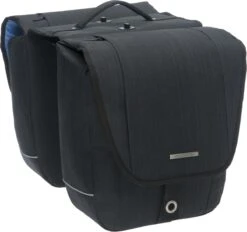 New Looxs Avero Detachable Dubbele Fietstas - Afneembaar - 25 Liter - Zwart