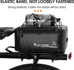 Fietstassen-Bagagedragertas - Fietstas Bagage Trunkbag - Waterdicht - Zwart-4ltr 5 Fietstassen-Bagagedragertas - Fietstas Bagage Trunkbag - Waterdicht - Zwart-4ltr -Velo Pour Tous 1200x1135 4