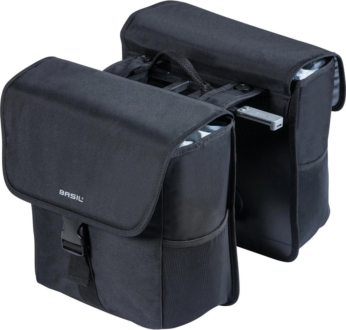 Basil GO Dubbele Fietstas MIK - Zwart - 16 Liter 9 Basil GO Dubbele Fietstas MIK - Zwart - 16 Liter – Image 9