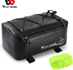 Fietstassen-Bagagedragertas - Fietstas Bagage Trunkbag - Waterdicht - Zwart-4ltr