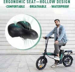 HITWAY Elektrische Fiets Met 36V 7.5Ah Verwijderbare Batterij, Bereik Tot 75 Km Lange Afstand Elektrische Fiets 16 Inch, 250W Achtermotor E-Citybike Holland Bike 10 HITWAY Elektrische Fiets Met 36V 7.5Ah Verwijderbare Batterij, Bereik Tot 75 Km Lange Afstand Elektrische Fiets 16 Inch, 250W Achtermotor E-Citybike Holland Bike -Velo Pour Tous 1200x1153